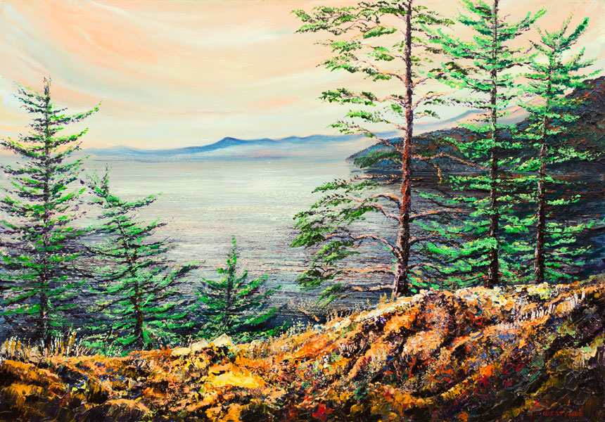 Nikita Sheltunov. The Eastern Baikal. 2011. Oil on canvas. 81 × 116