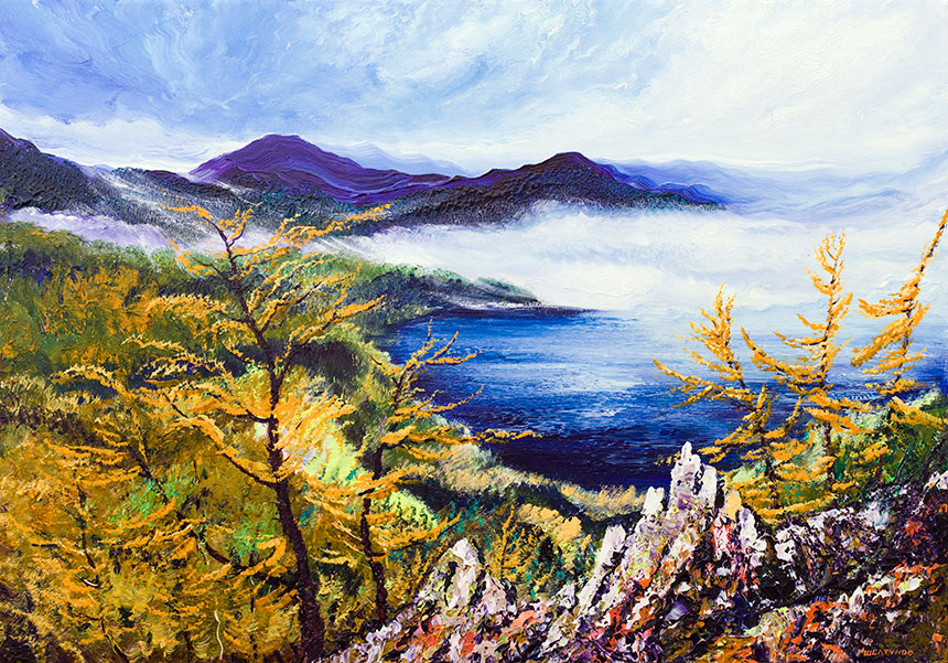 Nikita Sheltunov. The Nature. 2009. Oil on canvas. 81 × 116
